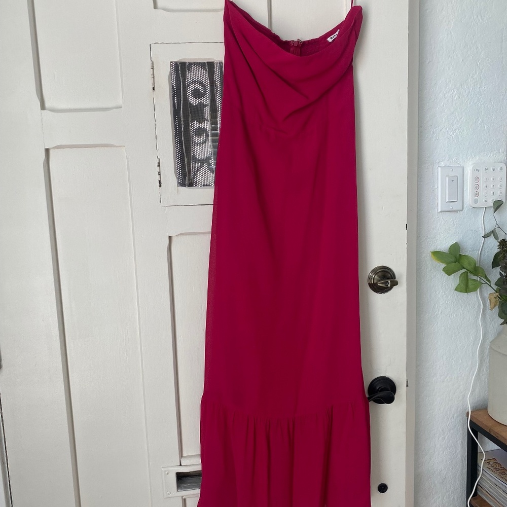 Reformation Arta Dress - Rhubarb